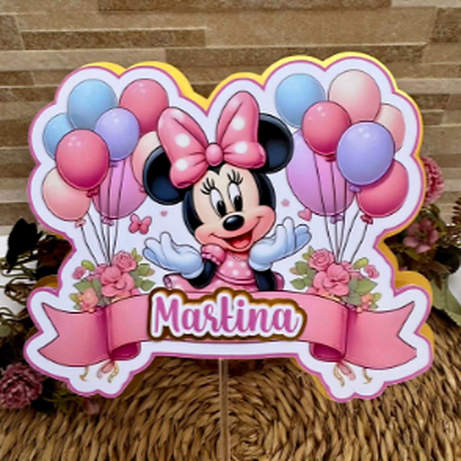 Cake topper personalizado