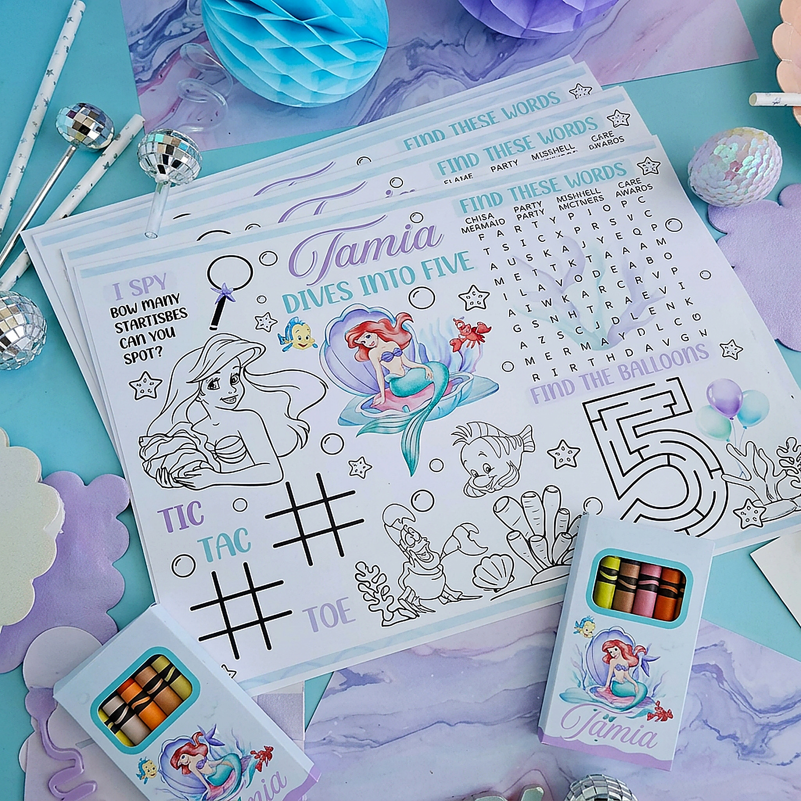 Mantel personalizado + colores
