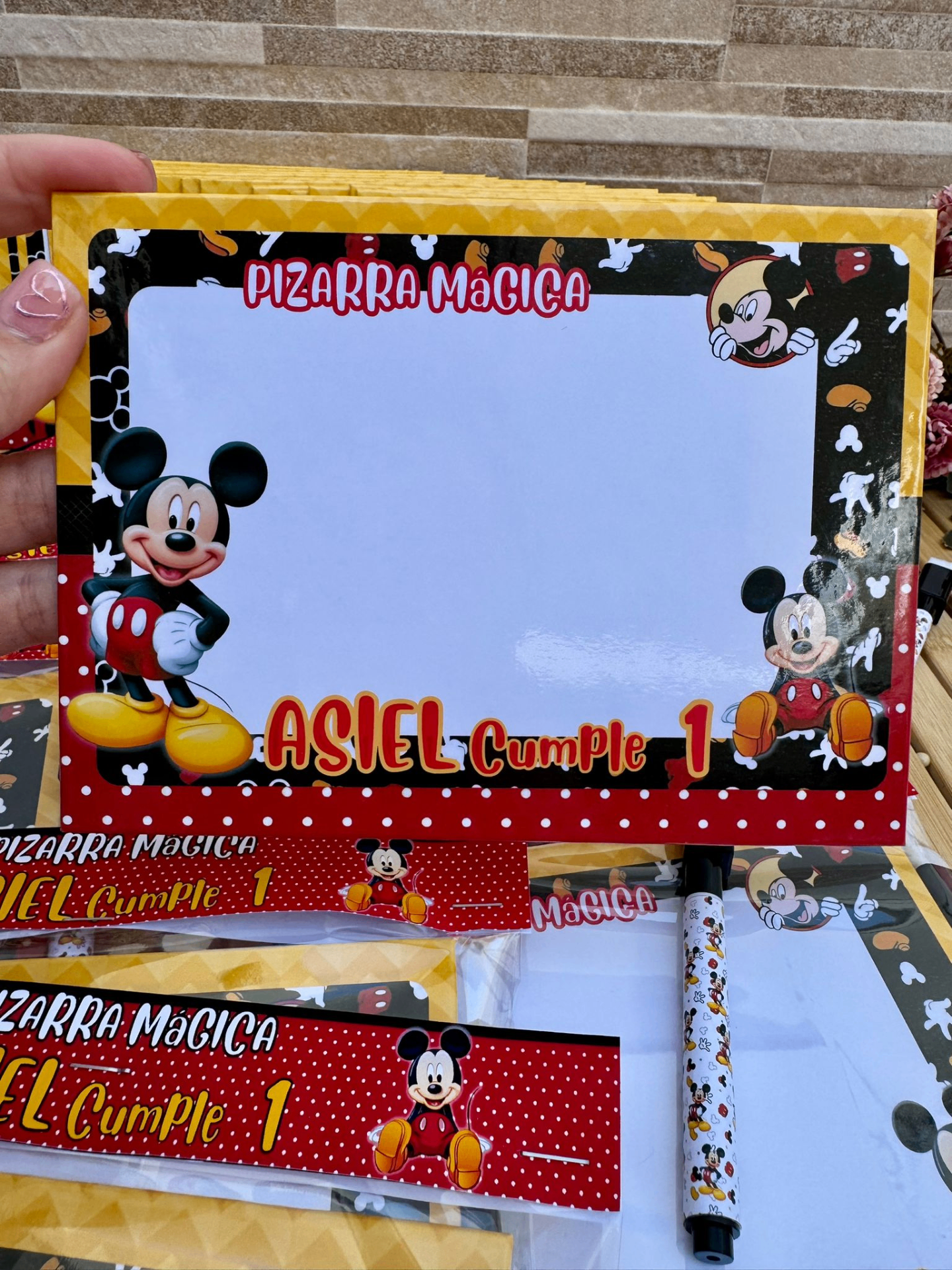 Pizarra mágica personalizada